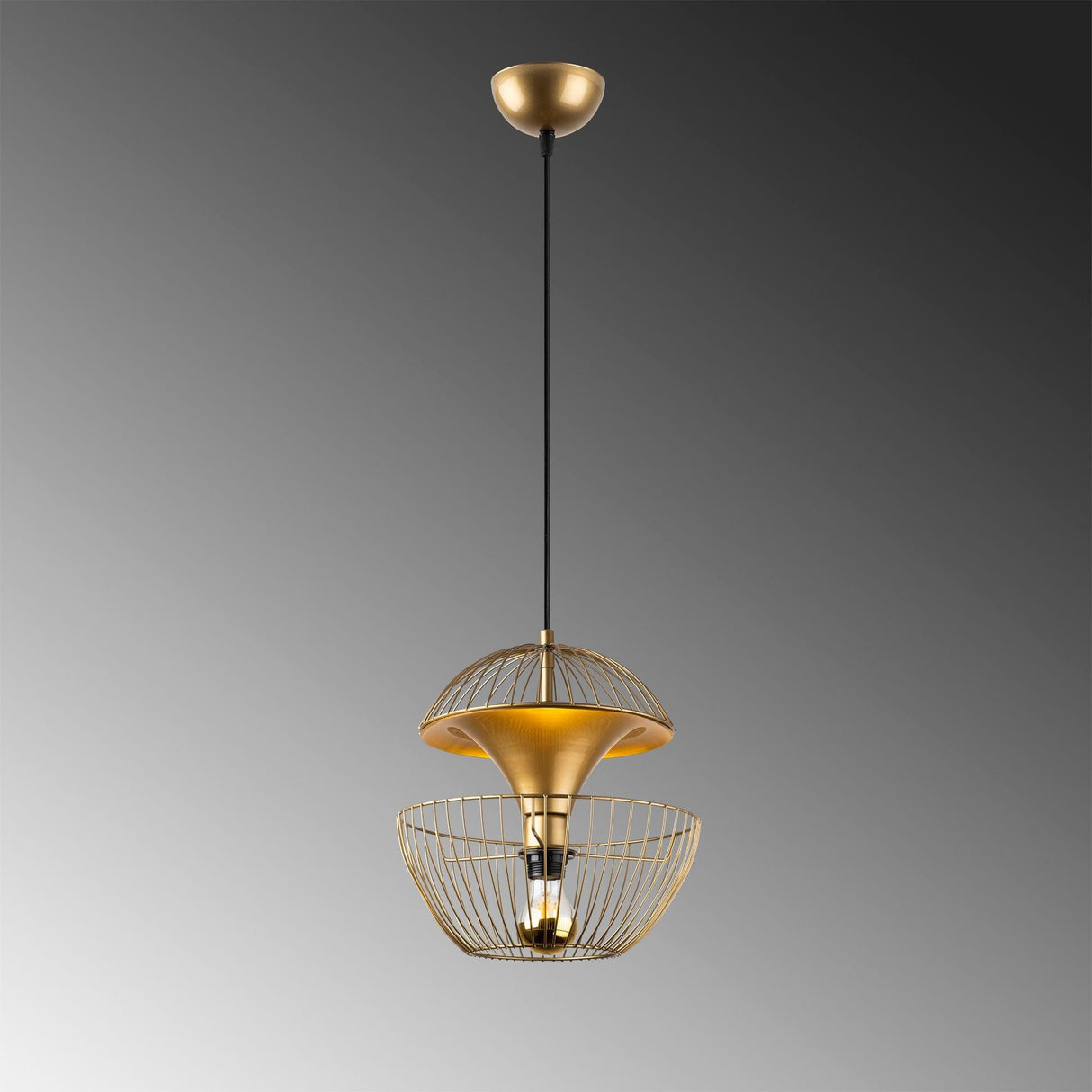 Lustra Telmander Chandelier - Auriu light, SKU 942FLG1253
