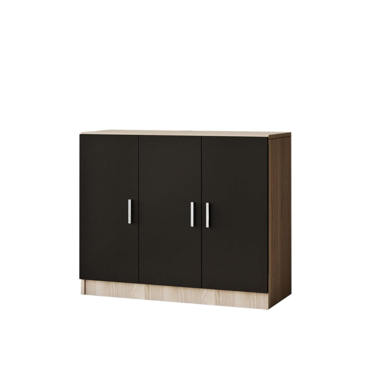 Dulap Multifunctional Varion cu 3 usi, Nuc - Stejar, 90 x 39 x 74 cm - Stejar, SKU 956LCS1501