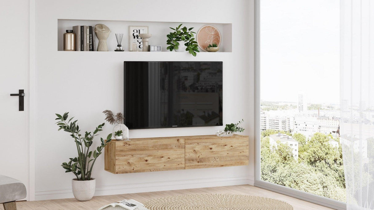 COMODA TV ST1 - GW, Stejar, 140x29x32 cm
