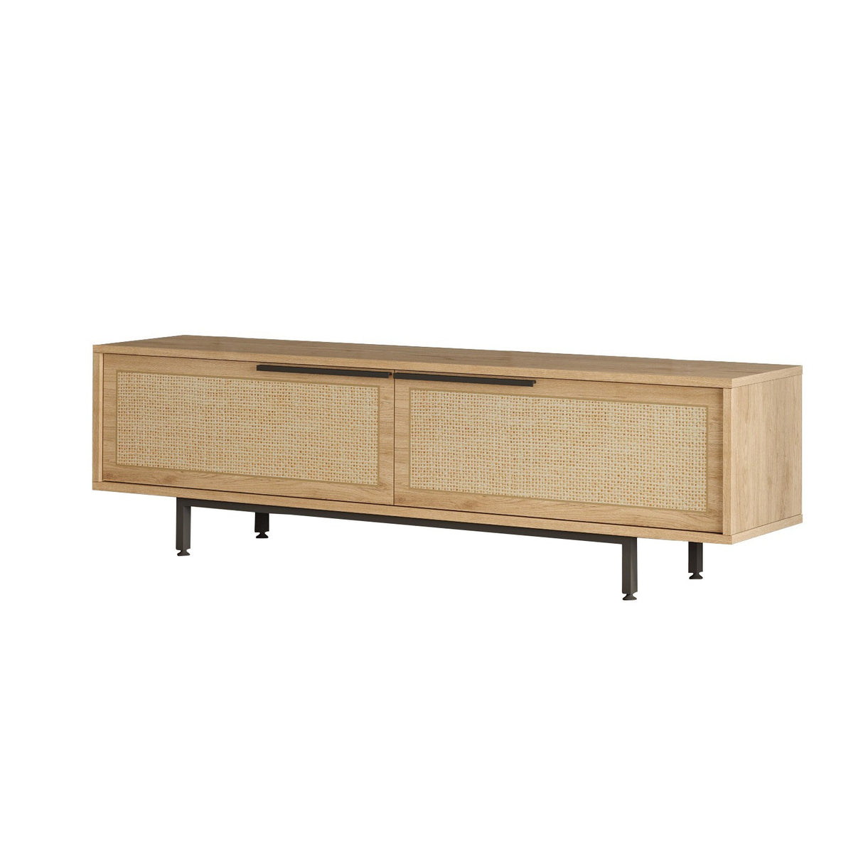 Comodă TV On1-Su, Nuc - Stejar, 160x36x45 cm