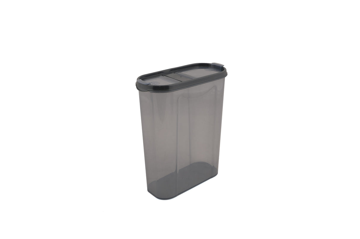 Set recipiente pentru depozitare 18 bucăți DSY18-14228, Antracit, 9x19x24 cm