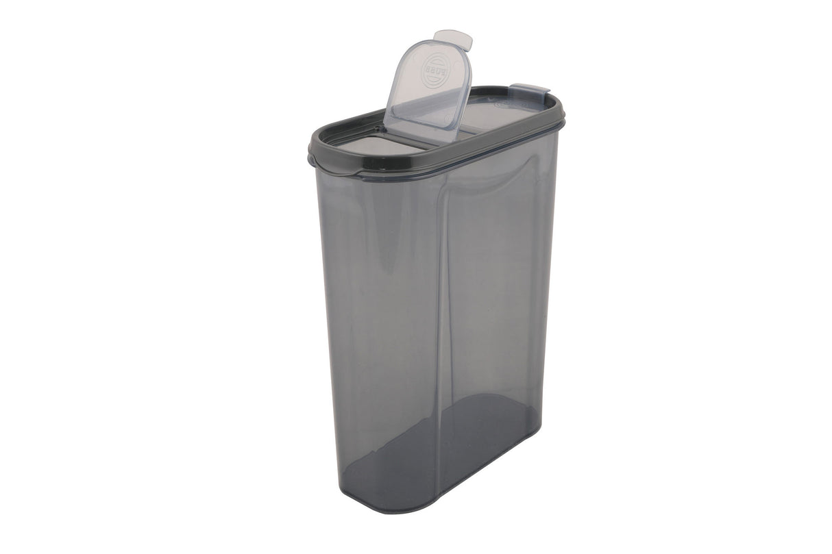 Set recipiente pentru depozitare 24 bucăți DSY24-14228, Antracit, 9x19x24 cm