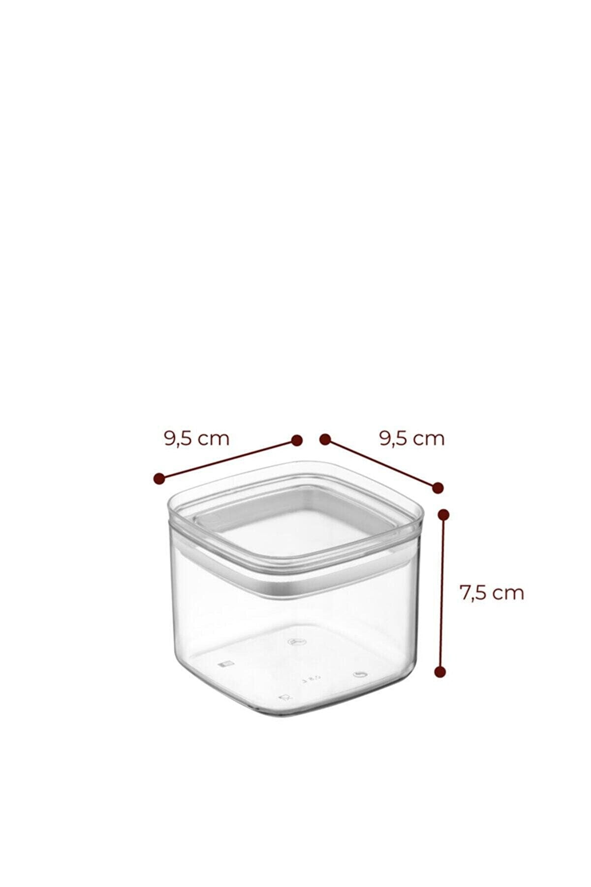 Set recipiente pentru depozitare 24 bucăți 3BOY24, Antracit, 10x10x18 cm