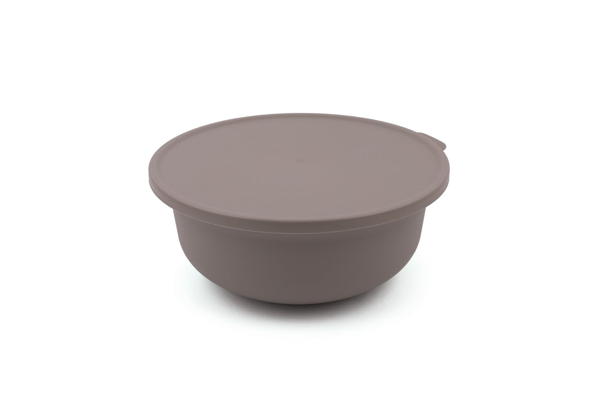 Set recipiente pentru depozitare 3 bucăți YUVBEI03-124, Gri, 24x24x10 cm