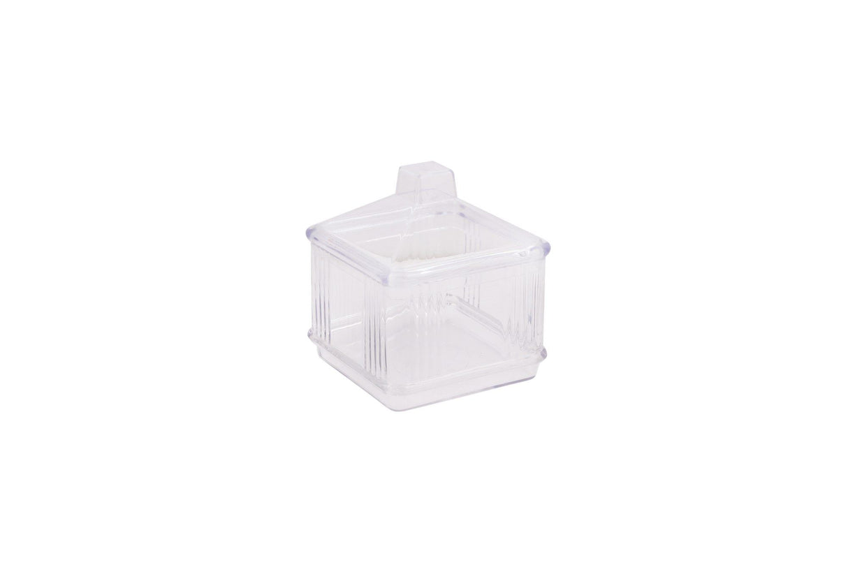 Set recipiente pentru depozitare 3 bucăți Kareakrlk - 3, Transparent, 10x10x7 cm