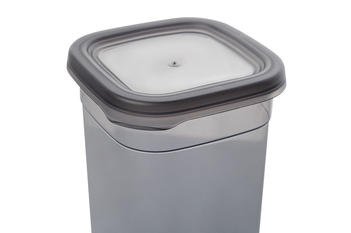 Set recipiente pentru depozitare 12 bucăți BNMPEGYAS12-12, Antracit, 10x10x17 cm