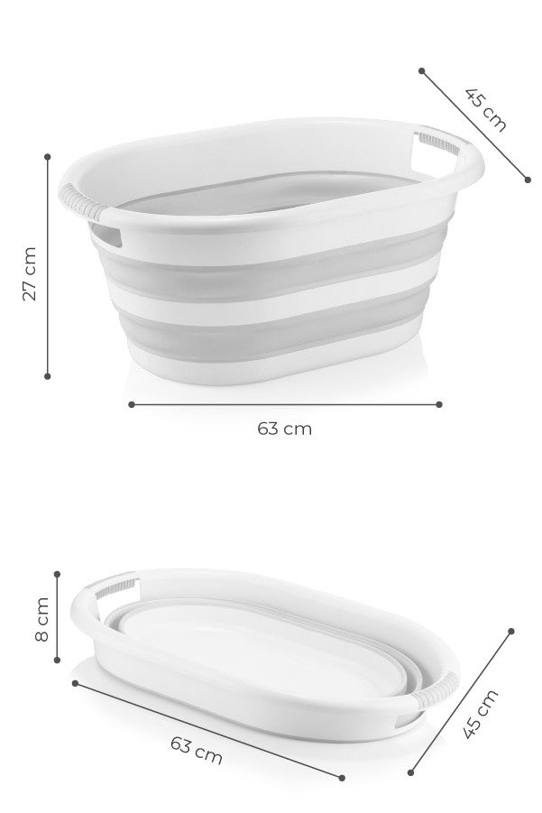 Accesorii de baie KL702 - Gray, Gri, 45x63x30 cm