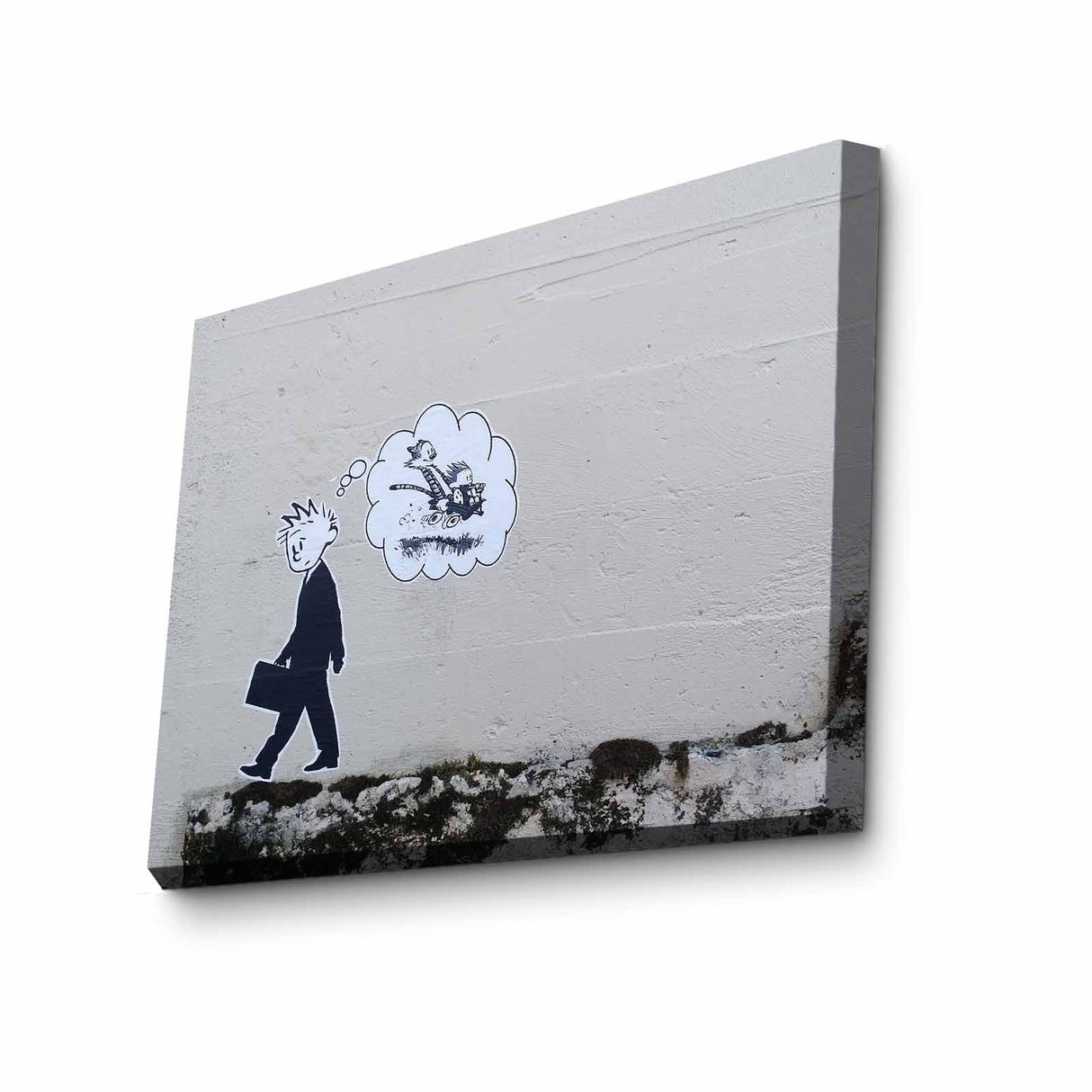 Tablou canvas 3040BANKSY010, Multicolor, 30x40x3 cm