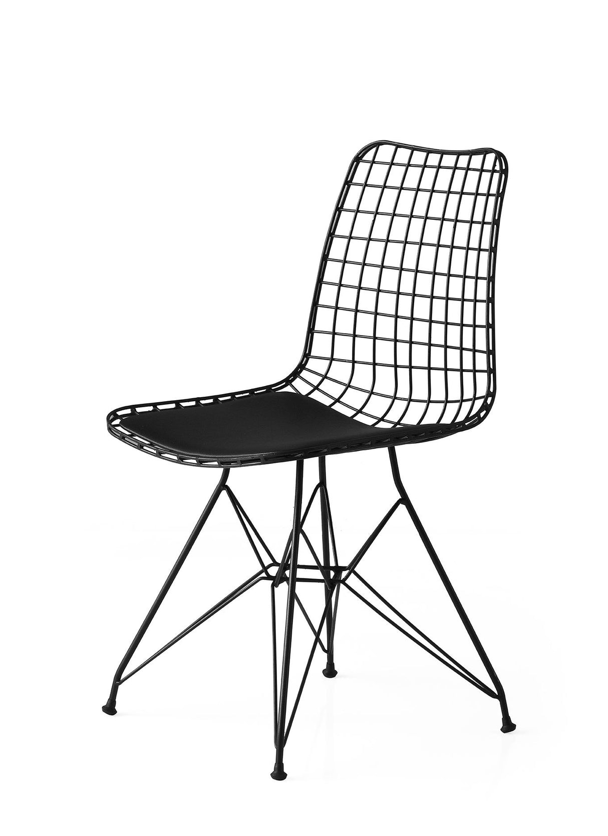 Set 2 scaune Tivoli 271 V2, Negru, 46x43x81 cm