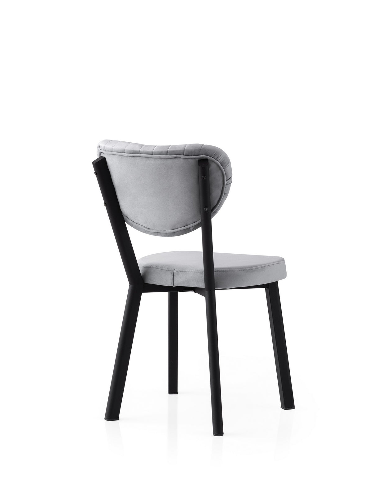 Set 2 scaune Beta - 851 V2, Negru - Ice blue, 46x54x86 cm