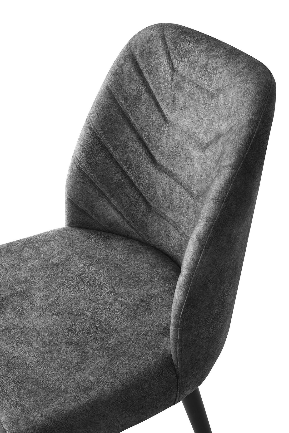 Set 4 scaune Dallas - 527 V4, Antracit, 50x49x90 cm