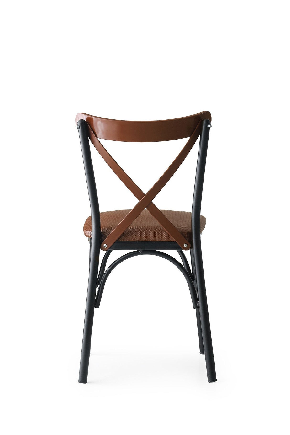Set 4 scaune Ekol - 1332 V4, Maro, 42x42x84 cm