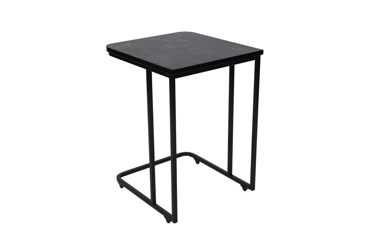 MASUTA DE CAFEA Ce Metal Zigo Table, Nuc, 46x49x41 cm - Maro Negru, SKU 974NMB1234