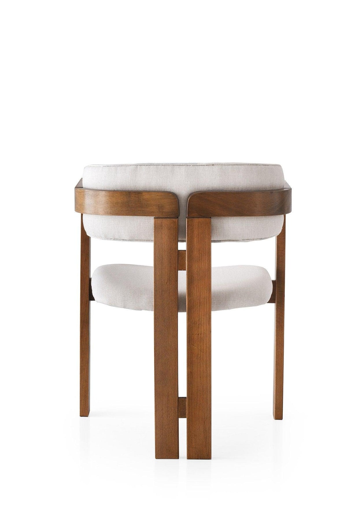 Scaun Bucatarie Sufragerie PA Chair Vintage, 58 x 76 x 49 cm - Crem, SKU 974NMB1709