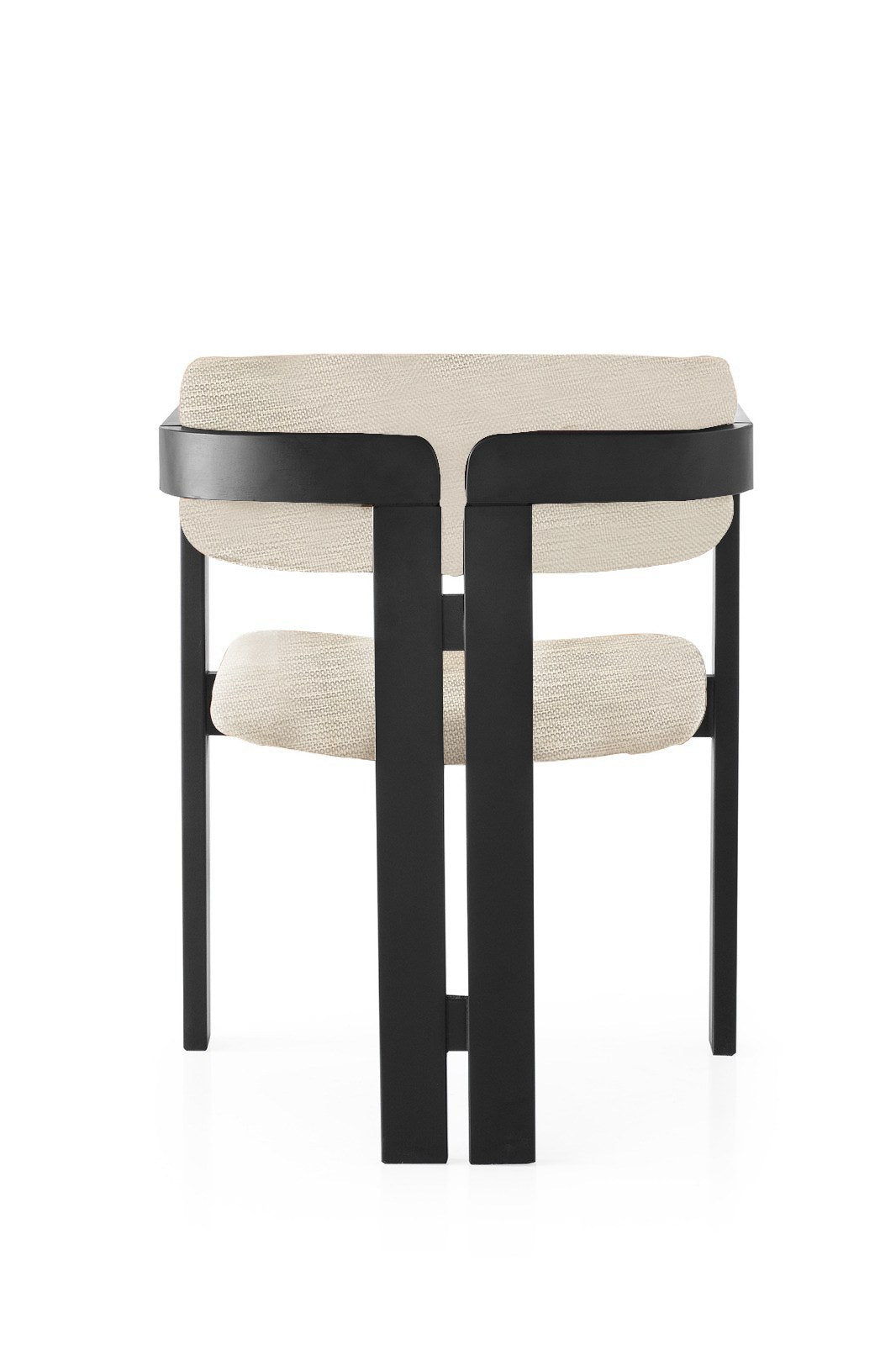 Scaun CO - 006, Gri deschis - Negru, 58x49x76 cm