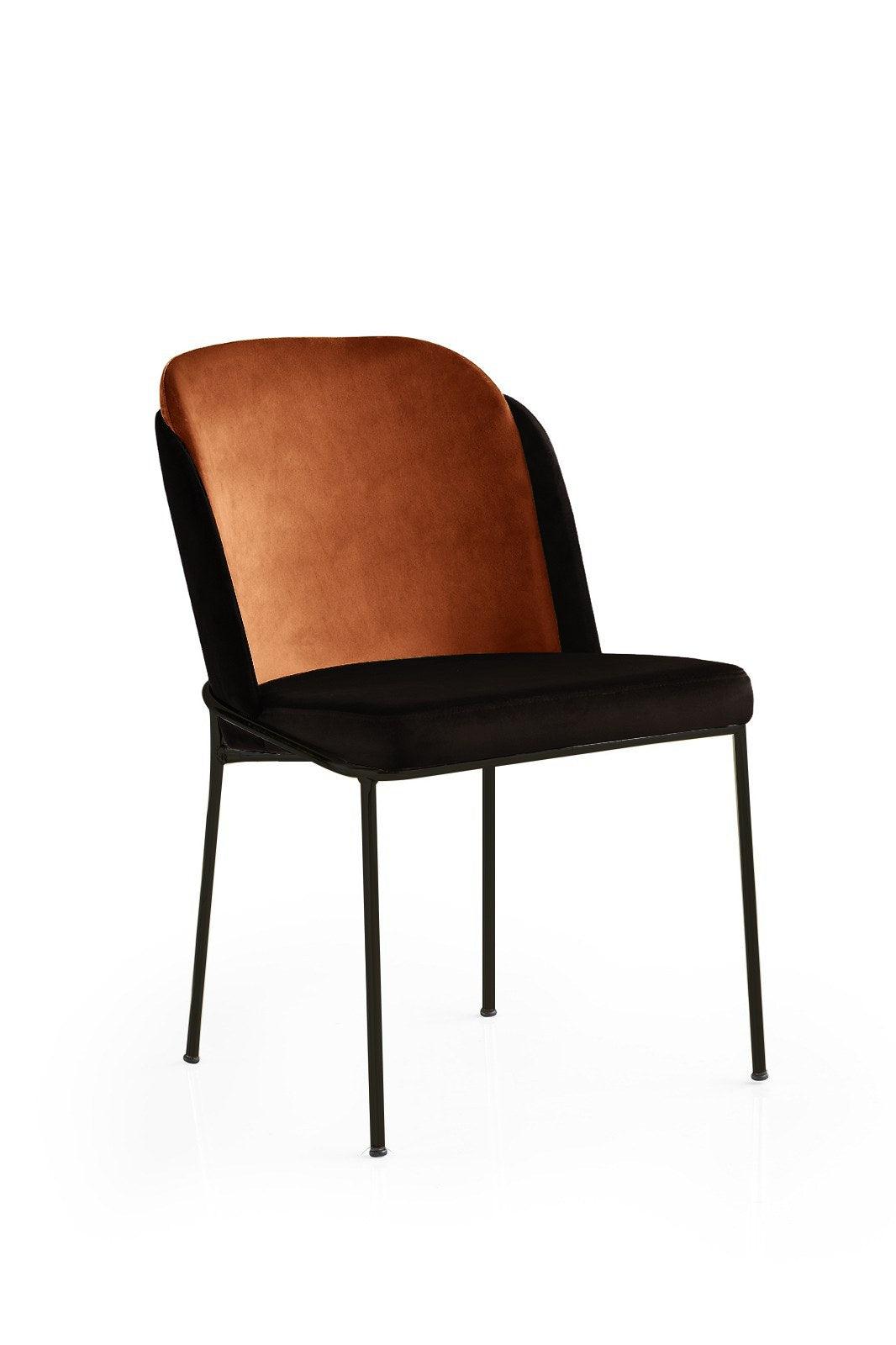 Set scaune Bucatarie Sufragerie (4 bucăți) DR Chair Set, 54 x 86 x 55 cm - Portacaliu, SKU 974NMB1716