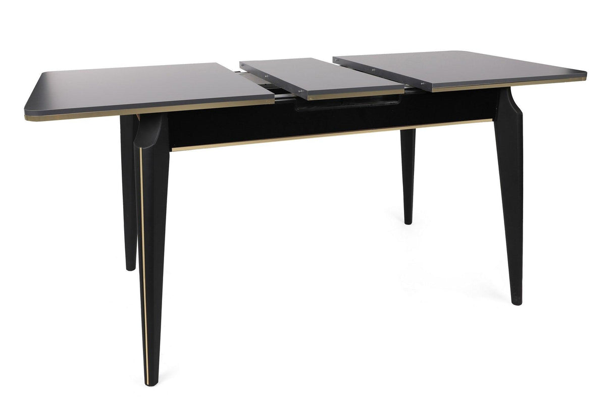 Masa Bucatarie Star Dining Table Extensibila, Gri, 120 x 75 x 79 cm - Gri inchis, SKU 974NMB1735