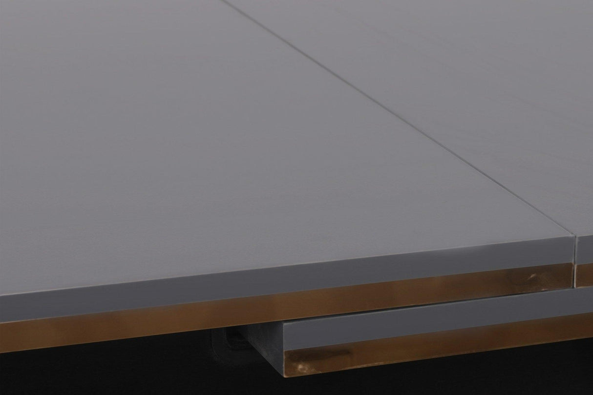 Masa Bucatarie Star Dining Table Extensibila, Gri, 120 x 75 x 79 cm - Gri inchis, SKU 974NMB1735