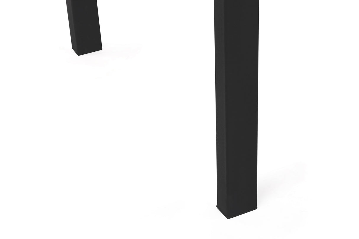 Masă dining extensibilă Silva - 1012, Negru, 120x74x75 cm
