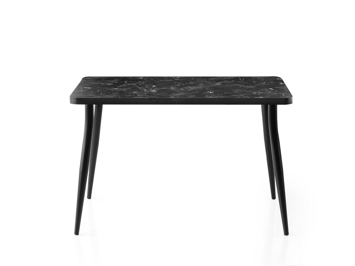 Masă dining Oslo - 3071, Black marble, 120x70x75 cm