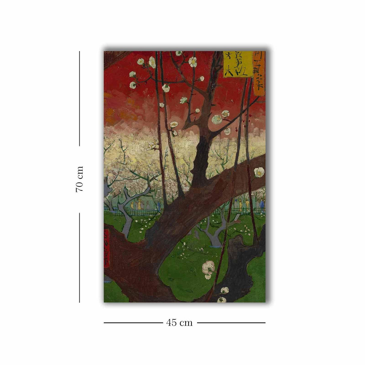Tablou Canvas Japanese Garden, Multicolor, 70 x 45 cm