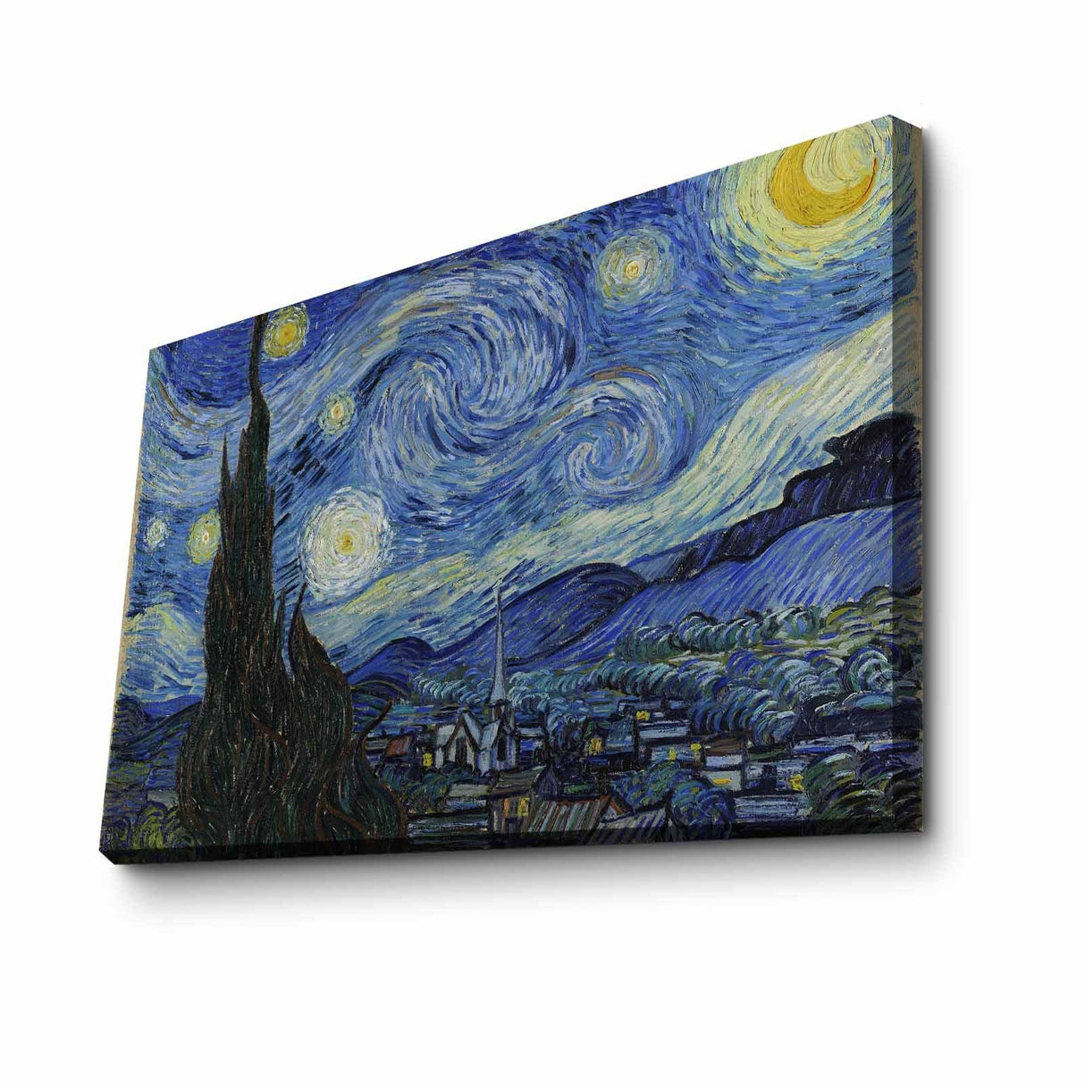 Tablou Canvas Satul Vechi illusion, Multicolor, 70 x 45 cm