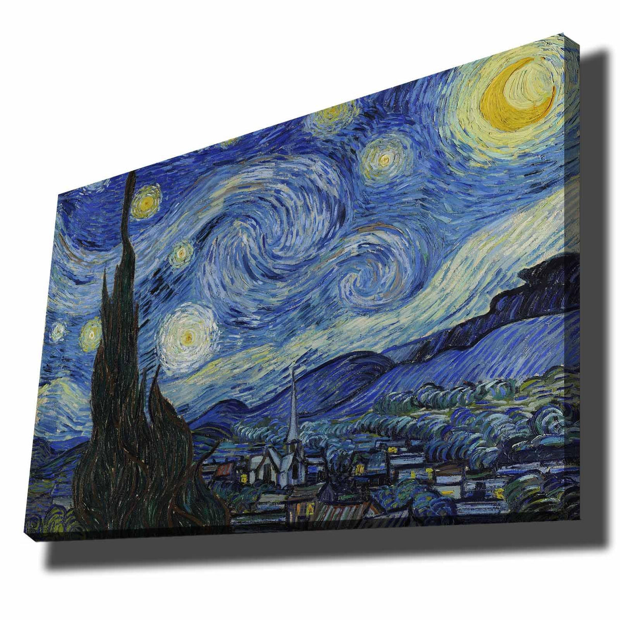 Tablou Canvas Satul Vechi illusion , Multicolor, 100 x 70 cm
