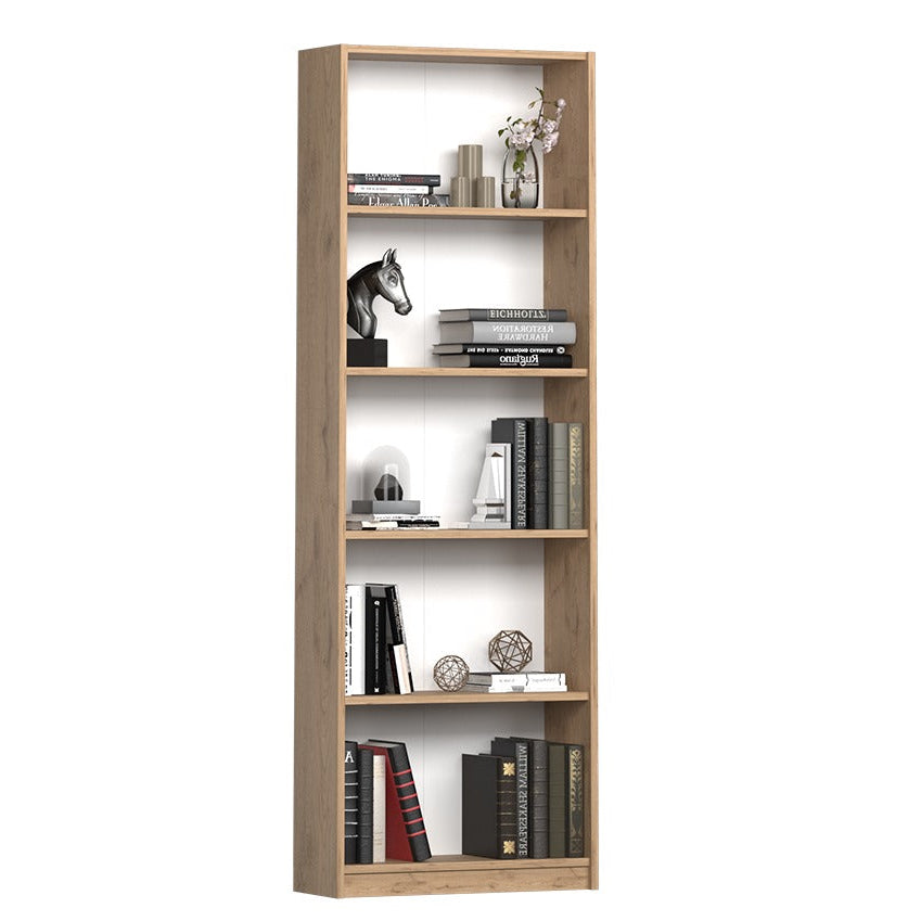 Biblioteca KTP-150-BB-1 Home Collection® Nurdan, 5 rafturi, 58x170x23 cm - Stejar | SKU: KTP-150-FF-1