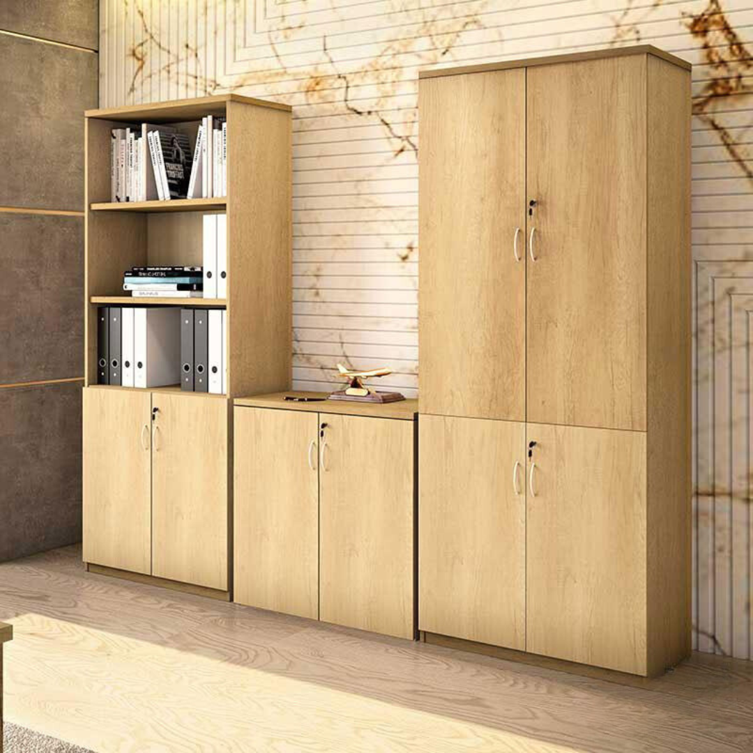 Biblioteca Amazon cu patru usi din lemn 80x40x200cm - Biblioteca Amazon cu patru usi din lemn 80x40x200cm