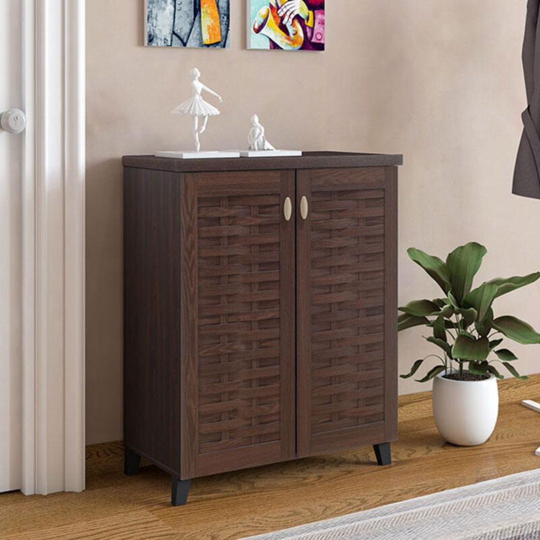 Dulap pantofi Mantam 12 perechi, 78x40x92 cm - Nuc