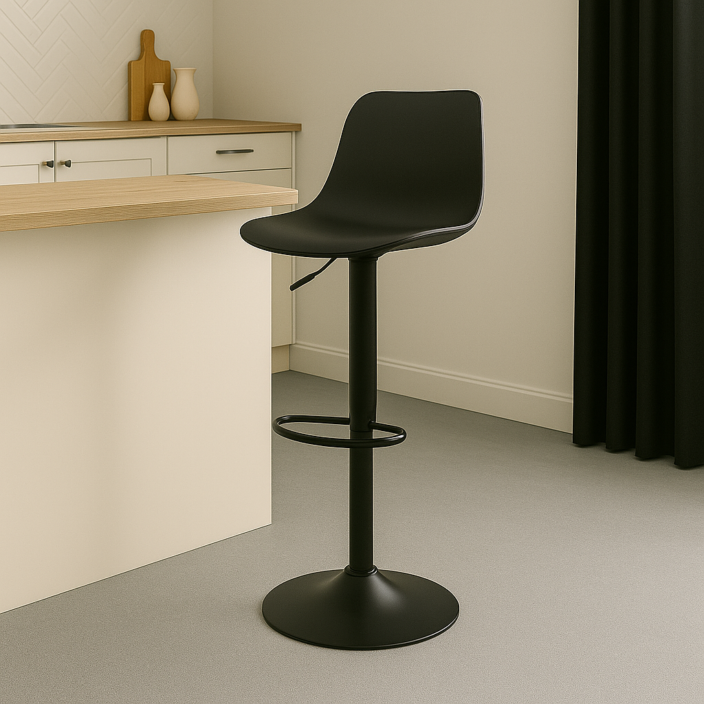 Scaun de bar Walden, polipropilena si metal, 40x43x100 cm - Scaun de bar Walden, polipropilena si metal, 40x43x100 cm - 127-000087