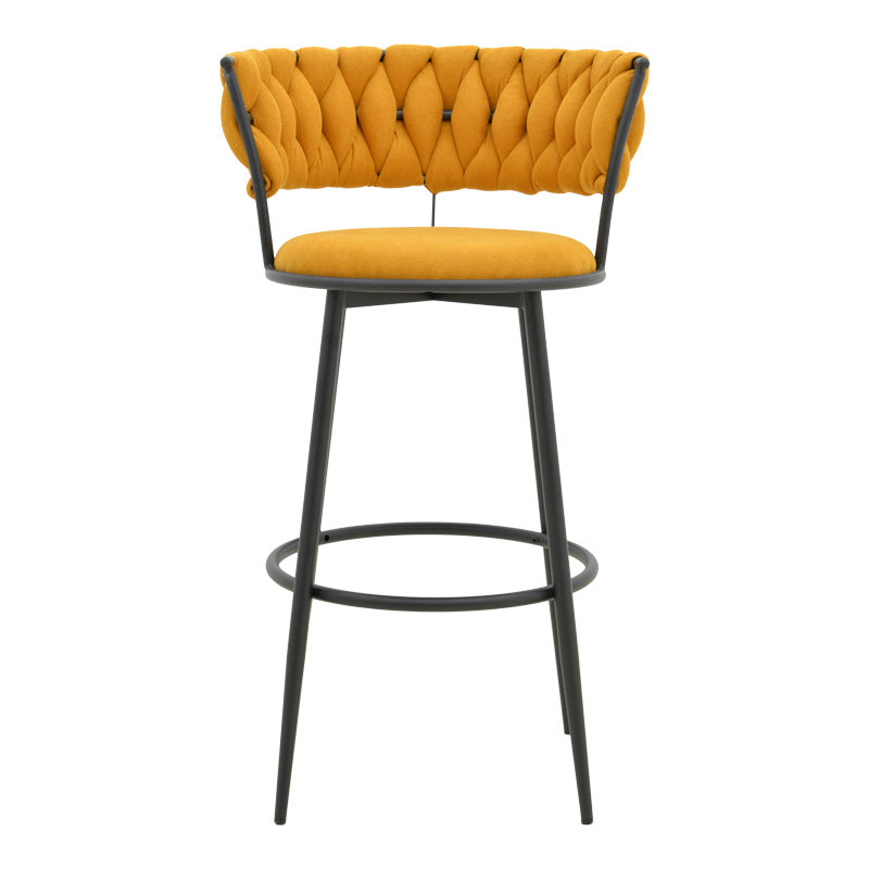 Alkia I taburet de bar, galbena, 50x56x95 cm