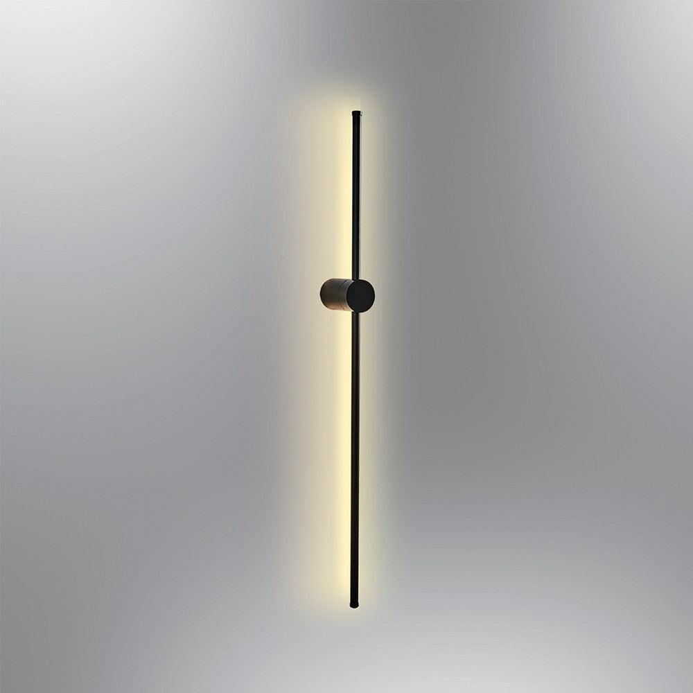 Aplica de perete L1174, Negru, 10x6x91 cm