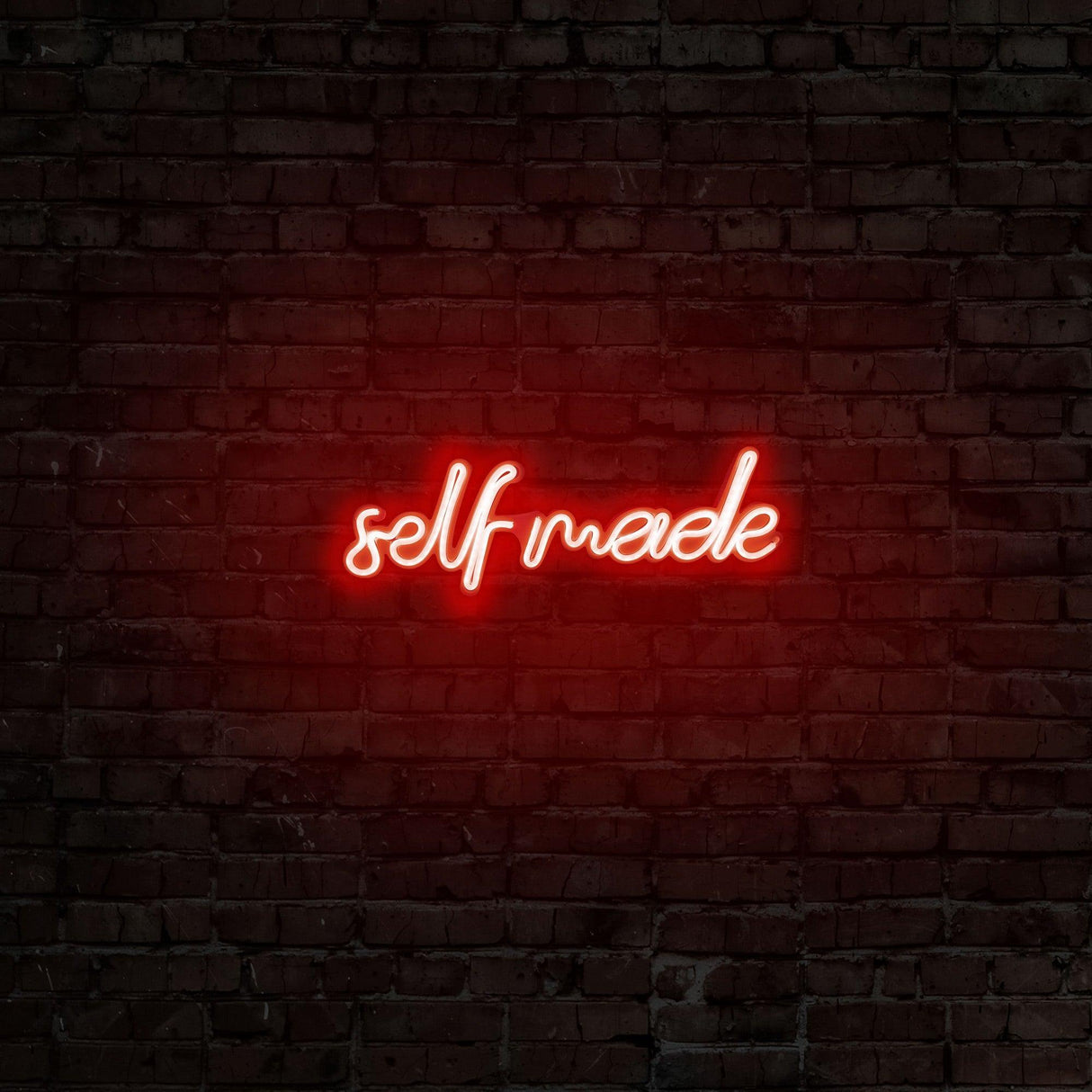 Aplica de Perete Neon Self Made, 48x16 cm - Rosu