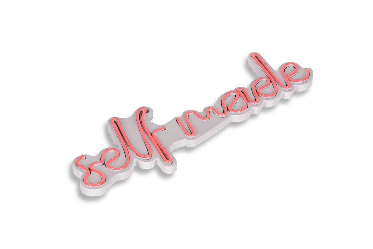 Aplica de Perete Neon Self Made, 48x16 cm - Roz