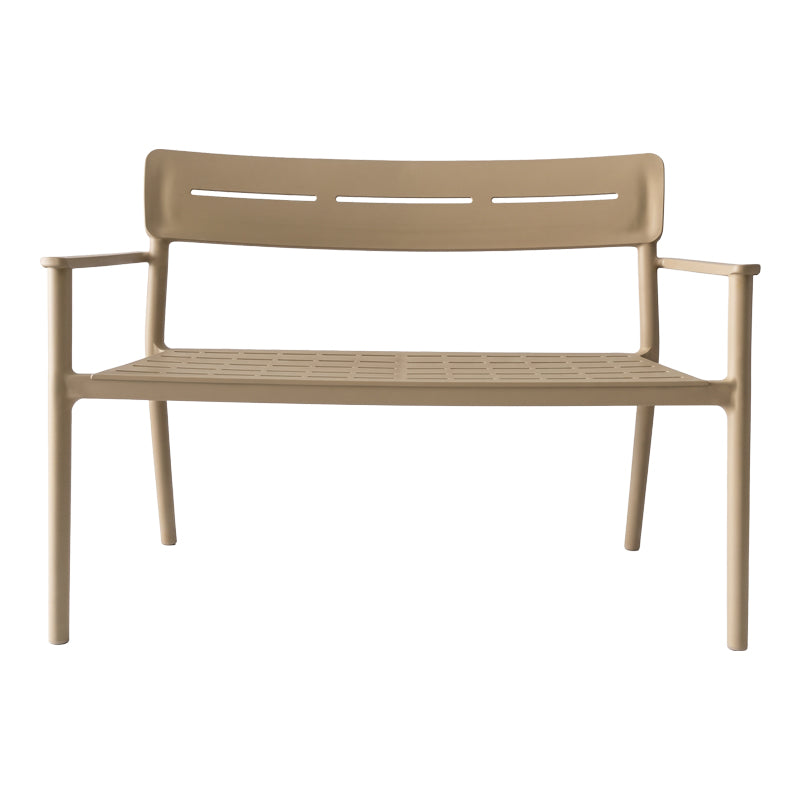 Bancă de grădină 2 locuri Cadrin, Diverse culori, 117x60x83 cm - Bej | SKU: 326-000091 | Bancă de grădină 2 locuri Cadrin, 117x60x83 cm, varianta Bej, produs pentru amenajarea locuinței, disponibil online în România la CasaMob