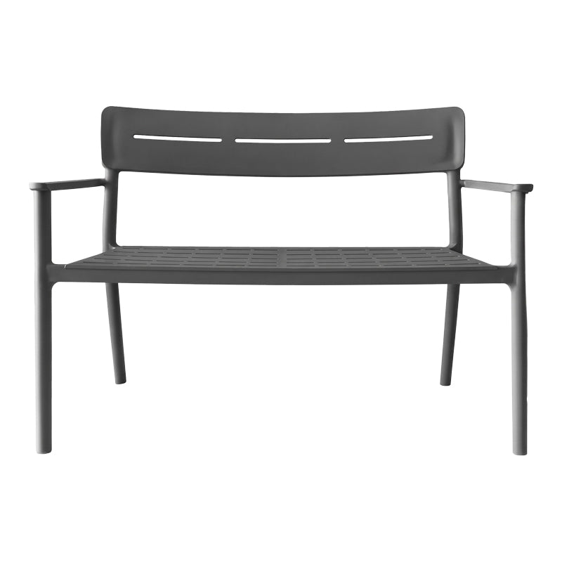 Bancă de grădină 2 locuri Cadrin, Diverse culori, 117x60x83 cm - Antracit | SKU: 326-000092 | Bancă de grădină 2 locuri Cadrin, 117x60x83 cm, varianta Antracit, produs pentru amenajarea locuinței, disponibil online în România la CasaMob