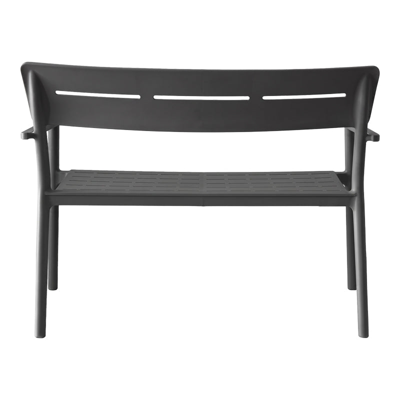 Bancă de grădină 2 locuri Cadrin, Diverse culori, 117x60x83 cm - Antracit | SKU: 326-000092 | Bancă de grădină 2 locuri Cadrin, 117x60x83 cm, varianta Antracit, produs pentru amenajarea locuinței, disponibil online în România la CasaMob