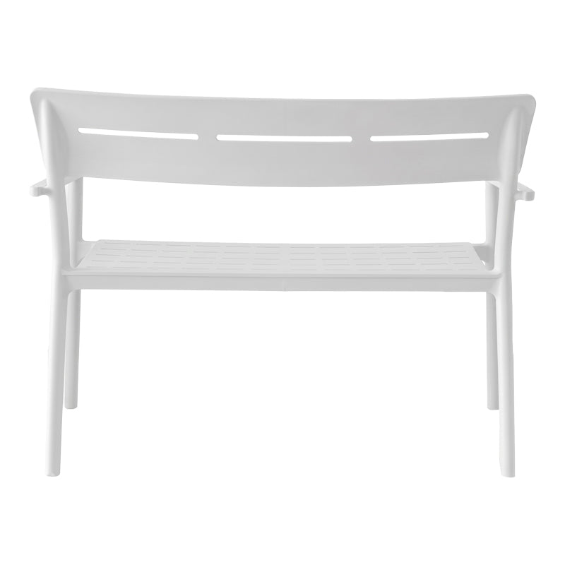 Bancă de grădină 2 locuri Cadrin, Diverse culori, 117x60x83 cm - Alb | SKU: 326-000093 | Bancă de grădină 2 locuri Cadrin, 117x60x83 cm, varianta Alb, produs pentru amenajarea locuinței, disponibil online în România la CasaMob