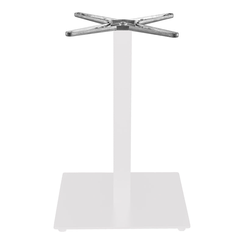 Bază de masă metalică Thonor, Industrial, Metal, Alb - Negru, 48x48x73 cm - Bază de masă metalică Thonor, Industrial, Metal, Alb - Negru, 48x48x73 cm