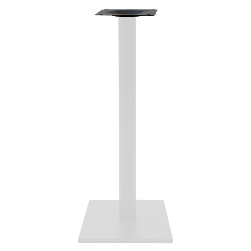 Baza masa bar functionala Staid, metal, Alb-Negru, 40x40x94 cm