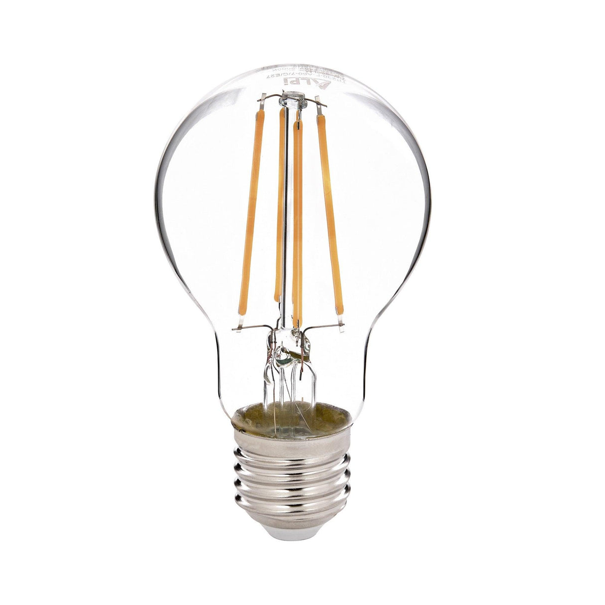 Bec cu LED E27 A60 Gun, Transparent, 6x14 cm