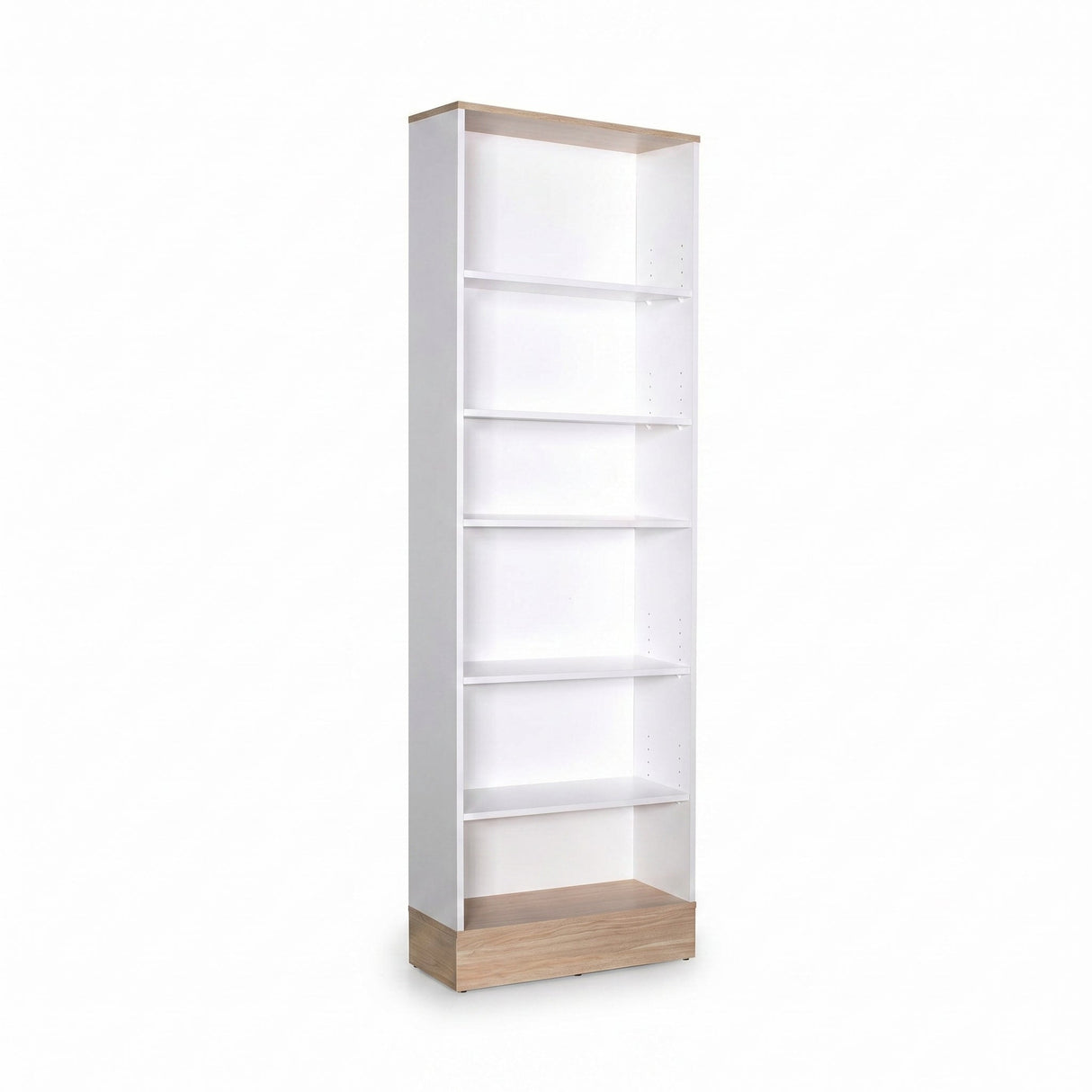 Bibliotecă KTP-860-MB-1 Home Collection® Base cu 6 Rafturi, Alb, 60x197x26 cm