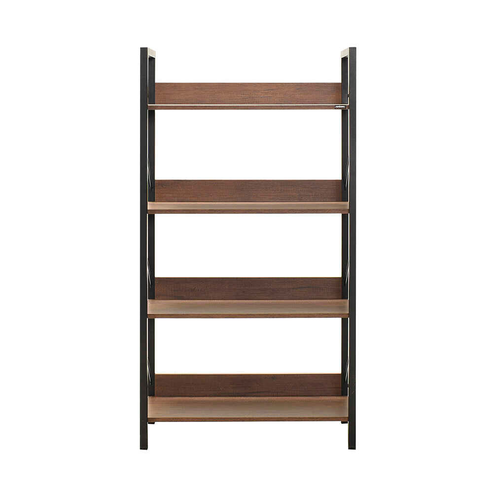 Biblioteca KTP-840-FF-1 Home Collection® Profile cu 4 rafturi, Alb - Maro - Stejar, 73x136x35 cm - Maro | SKU: KTP-840-OO-1