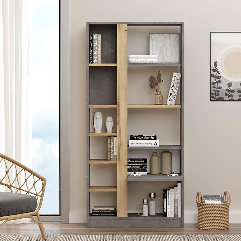 Biblioteca Alive, Alb, 75x25x160 cm