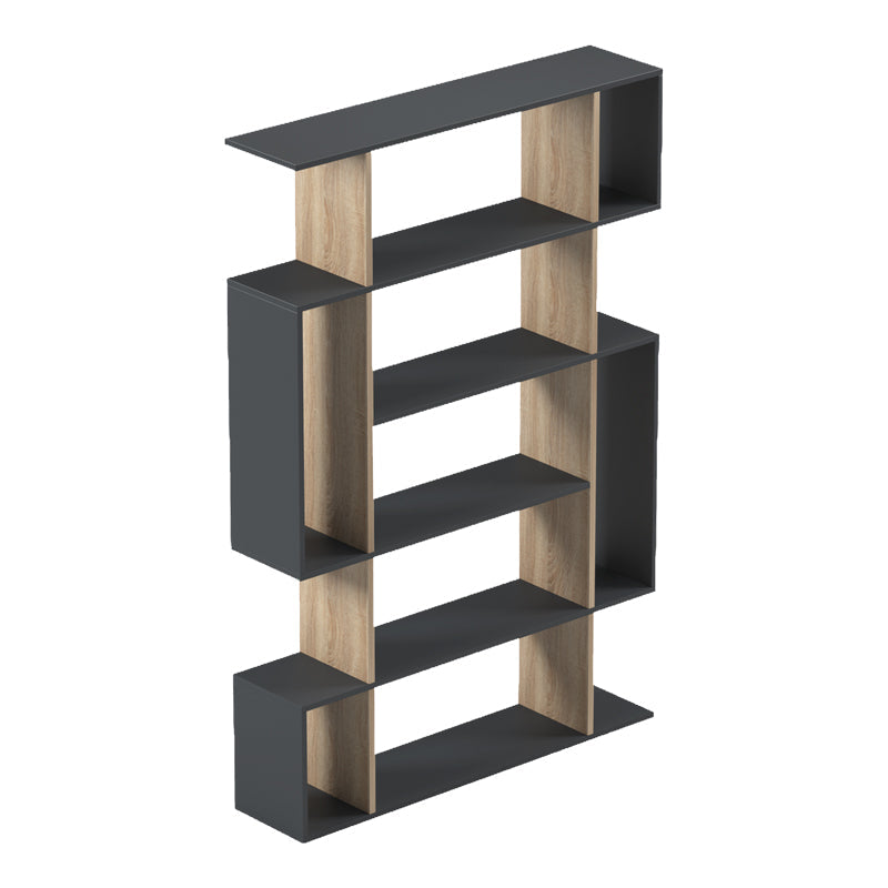 Biblioteca Mito, 109x25x161 cm - Antracit-Sonoma