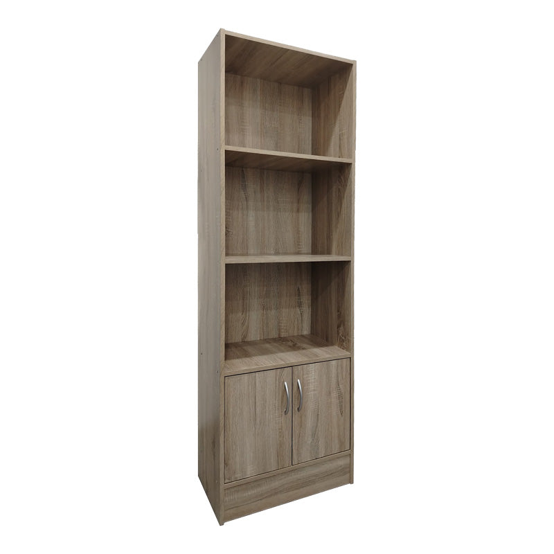 Biblioteca cu rafturi Tekaro, Lemn, Diverse culori, 57x33x180 cm - Biblioteca cu rafturi Tekaro, Lemn, Diverse culori, 57x33x180 cm