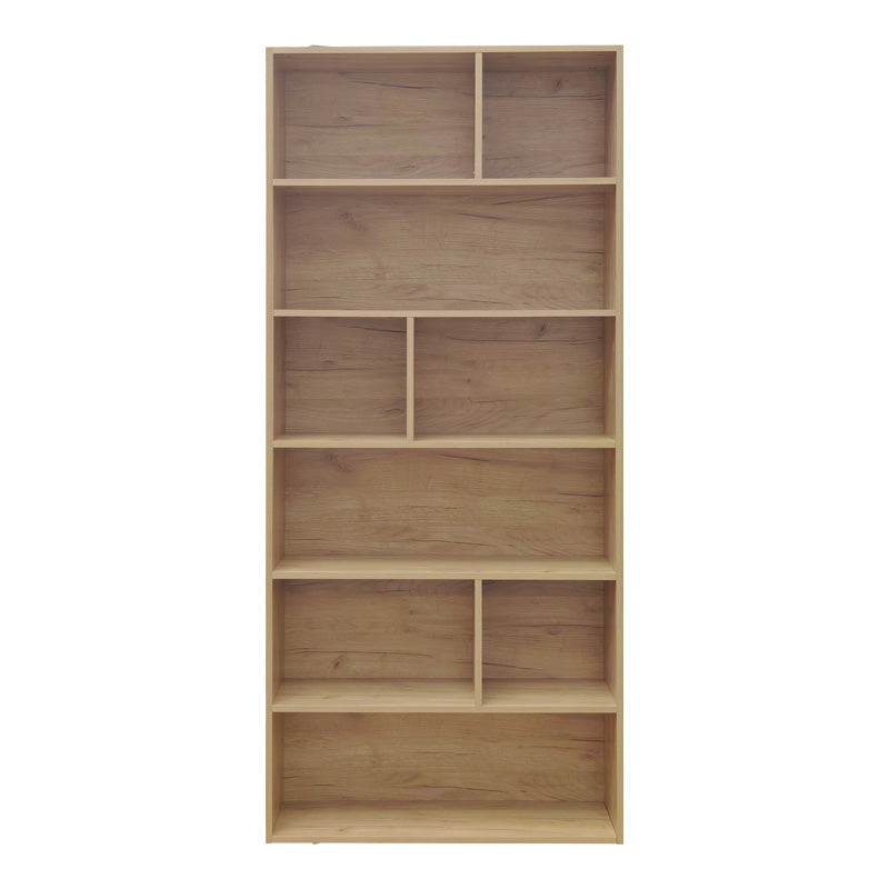 Biblioteca cu sertare Evergin, Stejar, 80x30x180 cm