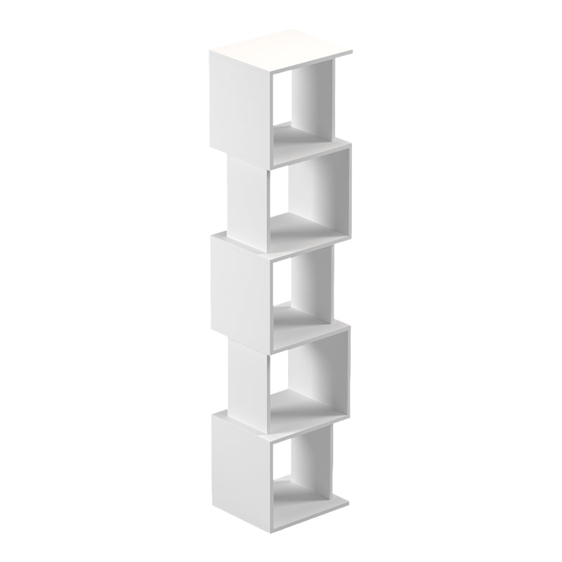 Biblioteca Cubik, 35x30x161 cm - Alb
