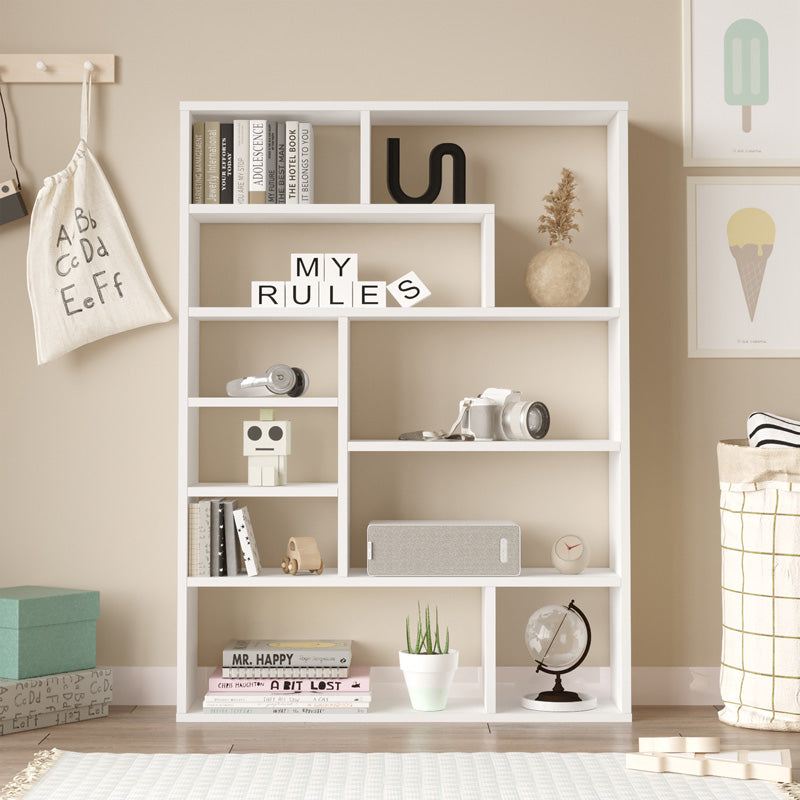 Biblioteca Decora, 90x22x124 cm - Alb